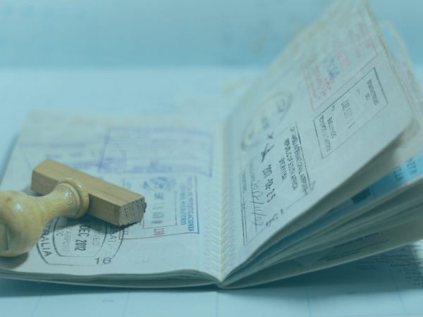 Imagem de um passaporte