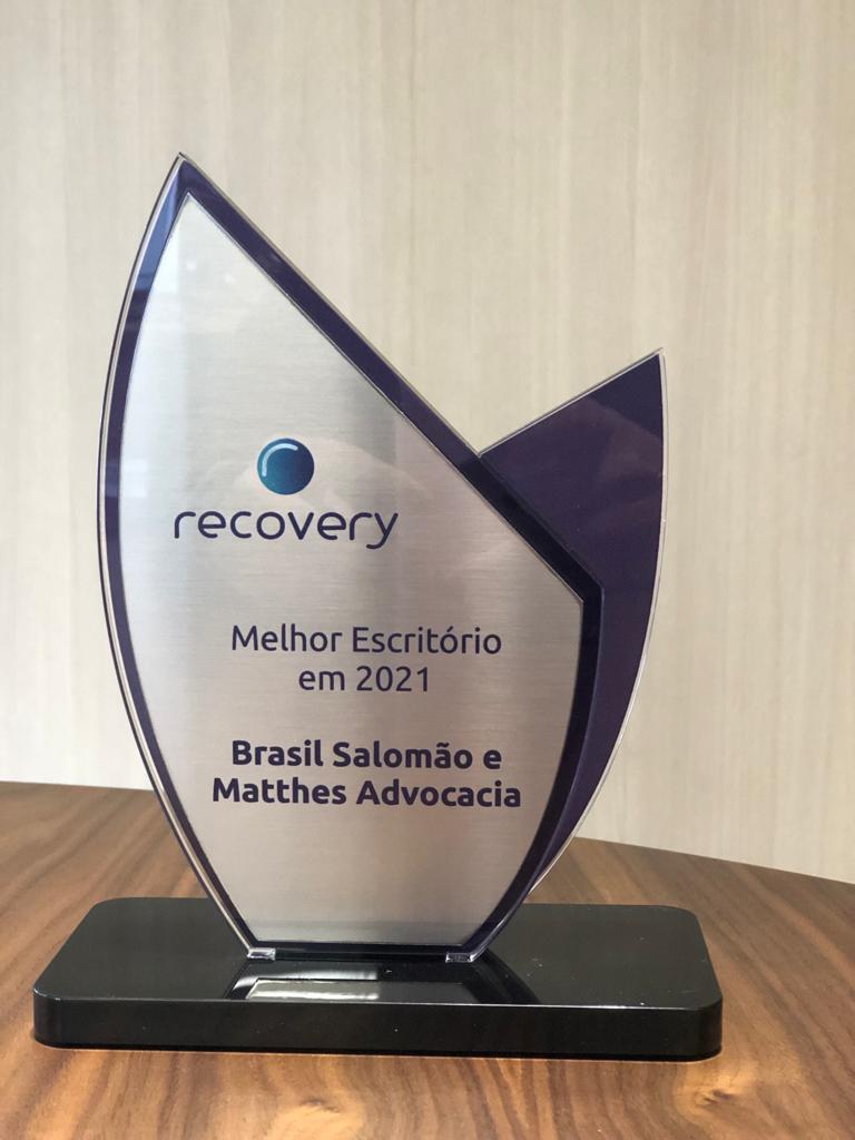 Escritório conquista Prêmio Recovery pela segunda vez consecutiva - Brasil  Salomao - Brasil Salomao