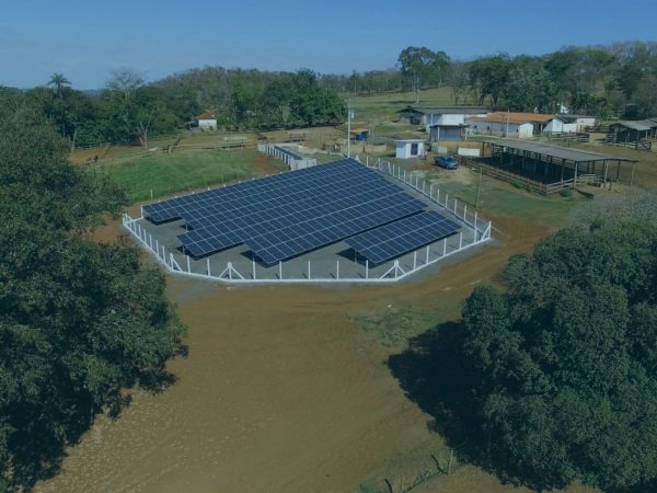 imagem aérea da plantafotovoltaica
