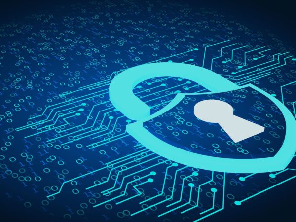 imagem digital de um cadeado de cor azul