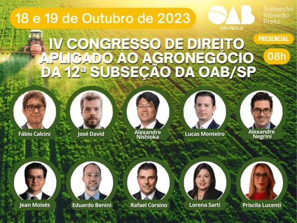 Tributarista de Brasil Salomão e Matthes participa do Congresso de Direito Aplicado ao Agronegócio